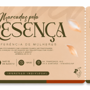 1° Lote — Conferência de Mulheres 2026 Livro + Brinde